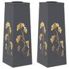 Solar LED Path Light 2 Pcs Anthracite Cold Rolled Steel