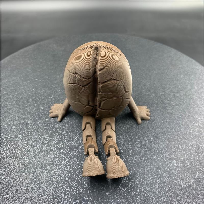 Figurky kávových zrn/šálků s pohyblivými nohami Realistické 3D tiskové Kávové stolní dekorace pro domácí kancelář auto