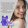 Tiras blanqueadoras de dientes moradas brillantes Feimuko