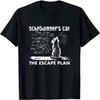 Men's Schrödinger's Cat Physics T-Shirt Quantum Mechanics Design Schrödinger's Cat & E=mc² Equation Breathable Micro-Stretch