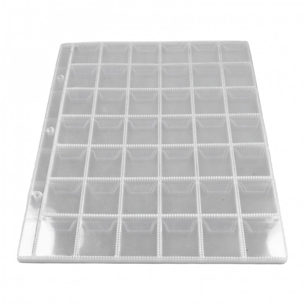 10 Piece 42 Pocket Coin Wallets Clear Pages PVC Material Coin Holder Album