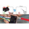 Accessori Auto 21 Pezzi Set di Strumenti per la Rimozione dei Terminali Rossi Estrattore di Pin per Connettori Elettrici