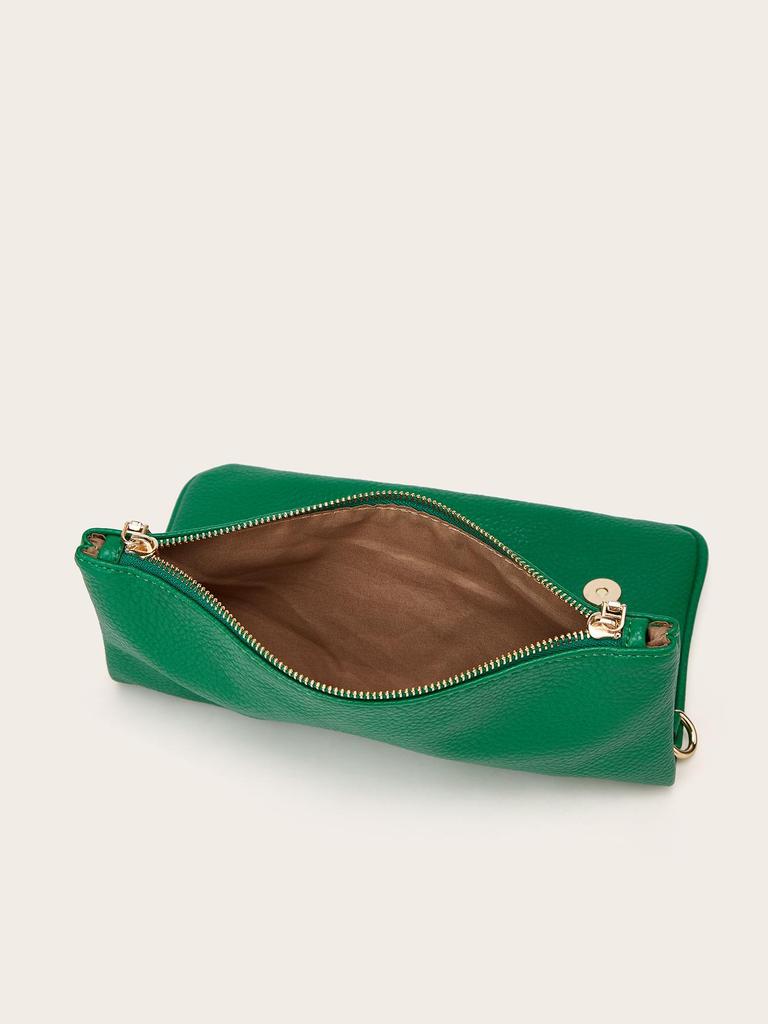 Lychee Pattern Underarm Chain Bag - Women's High-End Fashion 2025, Small Square Crossbody/Shoulder Bag