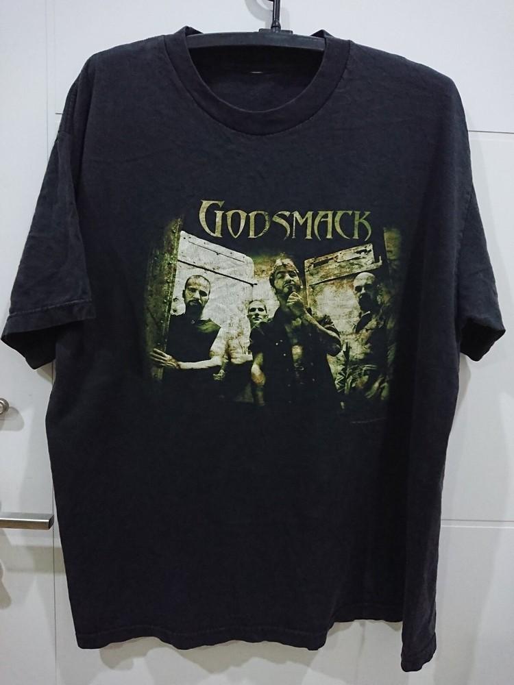 Винтажная футболка Godsmack Awake с коротким рукавом, черная, мужская, размеры S-23XL, C179, унисекс M
