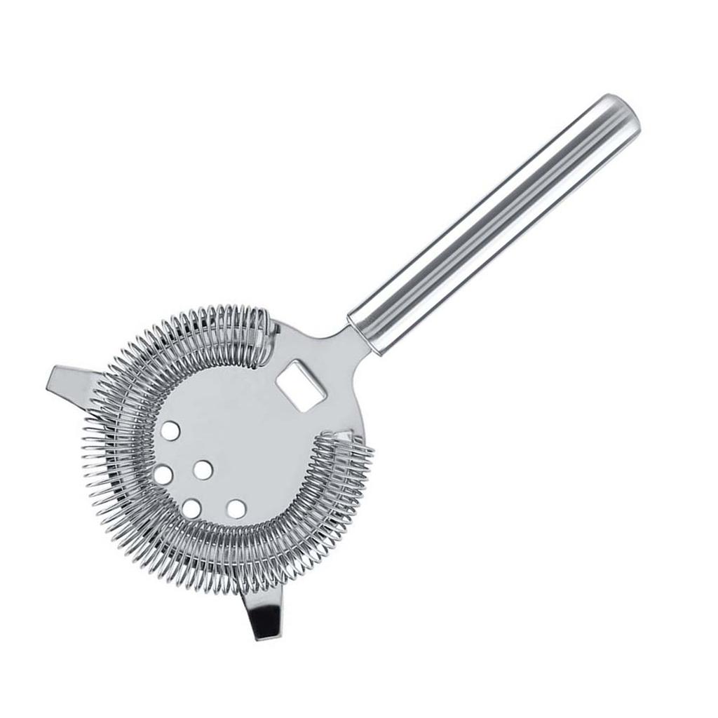 Filtr na koktejly z nerezové oceli, nástroj na filtrování nápojů pro bary a restaurace 19,7*10,4 cm