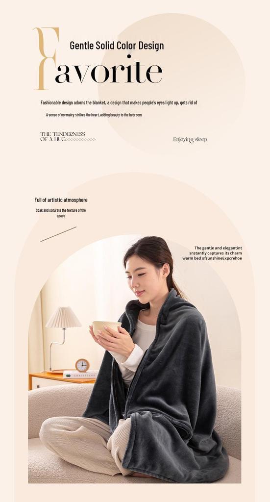 2026 USB Heated Multi-functional Shawl Blanket - Electric Winter Warmth Cloak