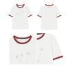 Hyunjin Stray Kids worn GUESS Unisex Star Ringer Short-Sleeved T-shirt Korea