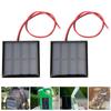 5Pcs  Solar Panel Power Supply Module Board with 30CM Red Black Line DC2V 150mA