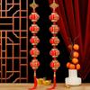 Red Ball New Year Red Lantern Hangings Handmade Spring Festival  Pendant  Supermarkets