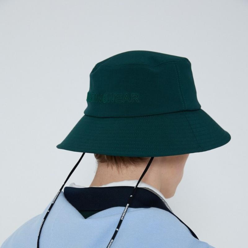 MunSingwear Men S Signature Bucket Hat Dark Green Mr121mcp12