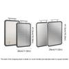 Scratch Resistant Stainless Steel Cutting Board Double Sided Use Kitchen Chopping Block  Fruits