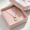 European Hello Kitty Two-Tone Gold & Silver Stainless Steel Pendant Necklace – Girly Versatile Accessory