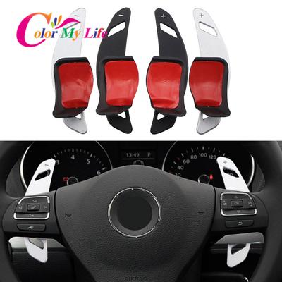 Naujos Styling automobilių vairo perjungimo mentelės, skirtos Volkswagen VW Golf 6 MK6 GTI Jetta MK5 Polo Passat B6 CC Scirocco R36