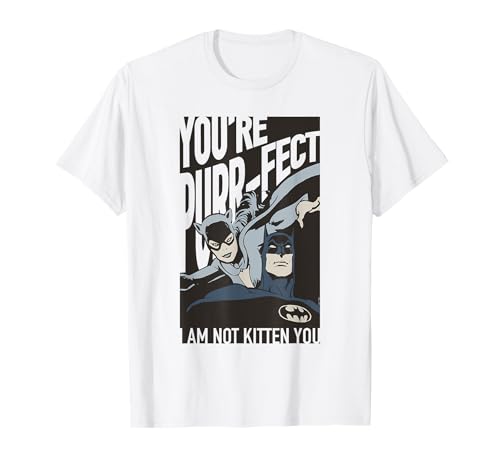 Batman Valentine s Day Catwoman You re Purrfect T-Shirt