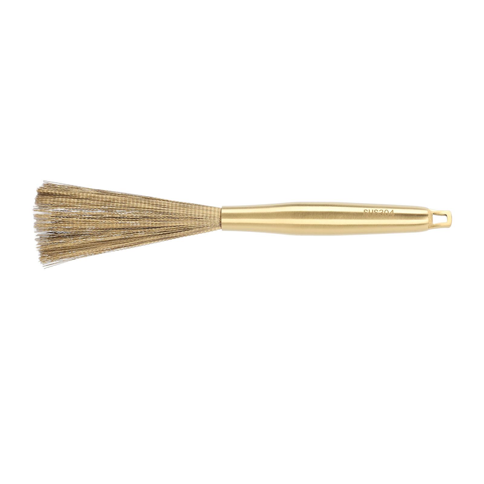 

304 Stainless Steel Cleaning Brush Scrub Brush with Handle Hanging Hole for Kitchen Dishes Pots Pans Sink Cleaning