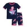 Girls' Pure Cotton Cartoon Pajamas - Spring/Summer 2025, Short Sleeve, European & American Style Baby Homewear.