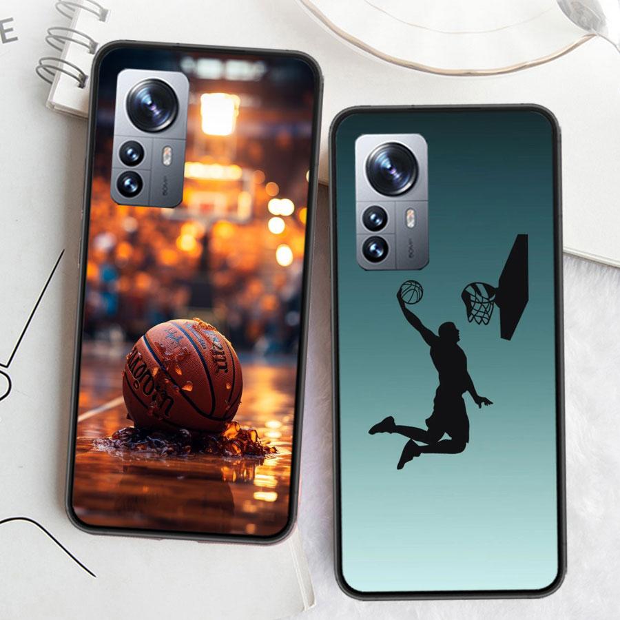 Basketball Phone Case For Xiaomi Poco X7 X6 X5 X4 X3 GT NFC M4 M5 Pro 5G M3 Mi F6 F5 F4 F3 F2 F1 Capa Coque TPU Cover Clear Fund