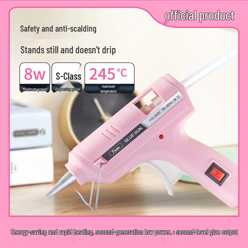 Multi-color 7mm Hot Melt Glue Gun for DIY & Crafts