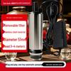 Compact 220V DC Stainless Steel Self-Priming Submersible Water Pump for Home, Alcohol, & More - 12V Compatible.