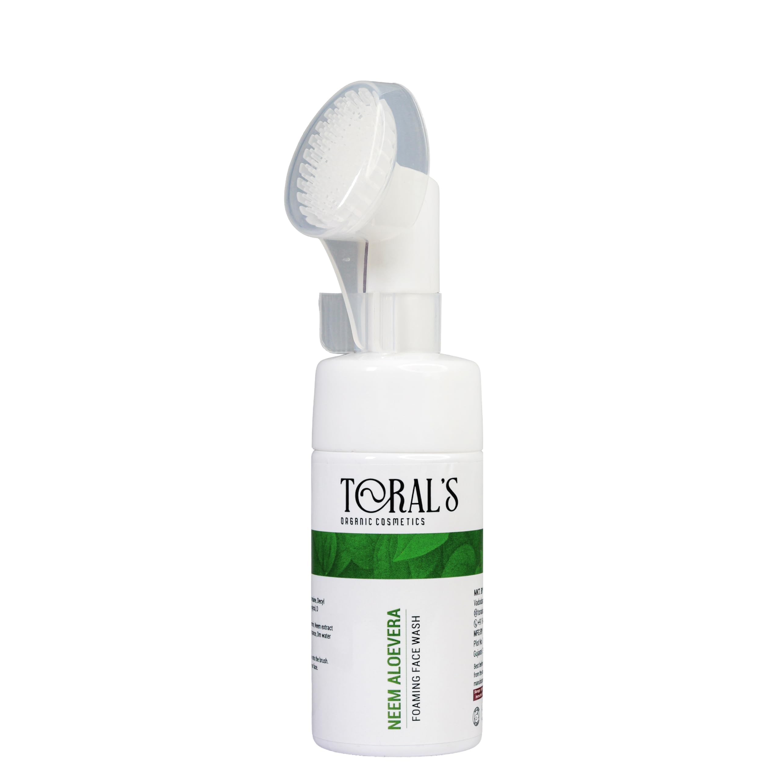 Toral s Neem Aloe Vera Foaming Face Wash, For Hydration & Acne defense irritation, moisturize skin From Neem, Aloe Vera and Tulsi Extract prevent p