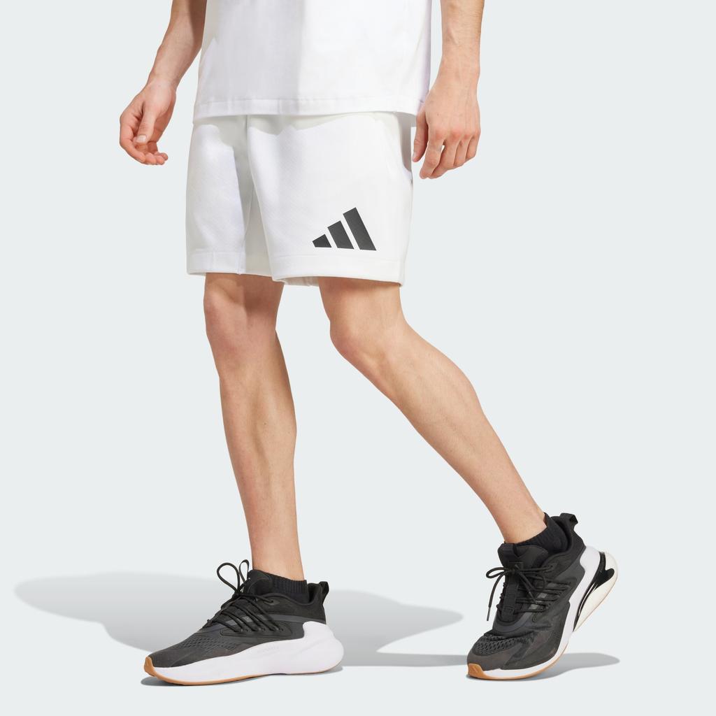 Adidas Z.N.E. FW24 Color Block Logo Comfortable Versatile Mid Waist Shorts Men Shorts White JJ4893