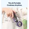 Outdoor Foldable Portable Handheld Fan Mini Cooling Rechargeable 3600mAh 100-level Free Control High Speed Turbo Fan