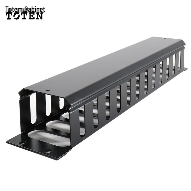 TOTEN 2U Rack Mount Cable Management Panel