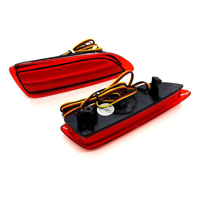 For TOYOTA COROLLA 2011-2013 LEXUS CT200H Car Rear Bumper Lamps Rear Reflector Lights DRL Brake Stop Lamp Accessories 2pcs