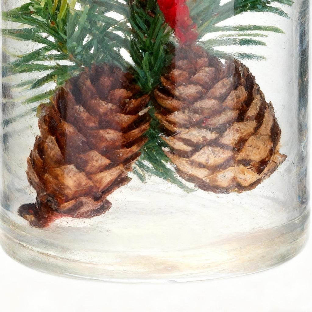 Christmas Branches for Vases Artificial Red Berry Set Christmas Berry Stems Fake Pine Cones for Holiday Home Decor Wedding Party