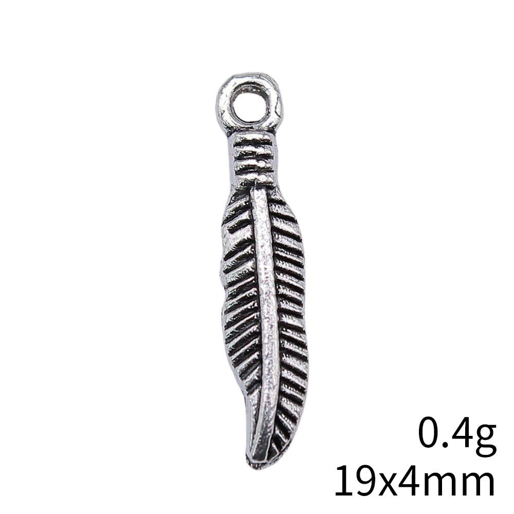 NewArrivals Charms Jewerly Making Feathers Leaf Charms Pendant Ornaments For Home Car Pendant