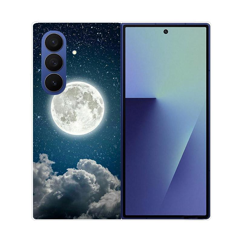 For Samsung Galaxy Z Fold 7 5G Phone Case Cover Transparent Back Protective Shell Coque For Samsung Z Fold7 Clear Hard PC Fundas