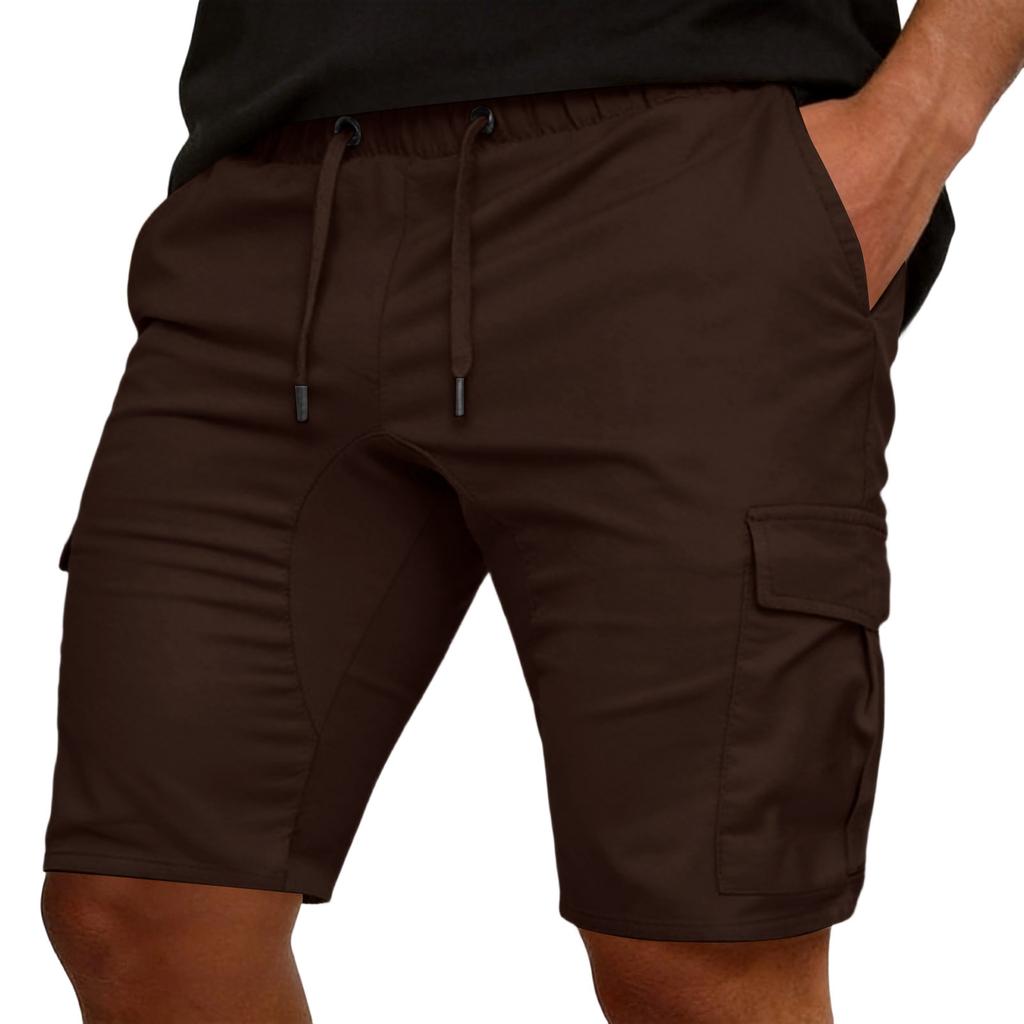 Men's Casual And Fashionable Five-inch Length Shorts - Men's Drawstring Breathable Sports Work Pants