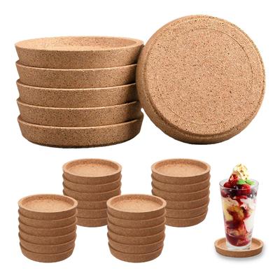 Heizi Korkunderlag, Tykke, Runde, Dype, Stilige, Absorberende, Store, Med kant, Varmebestandige, Tungvektige, for Kommersiell Bruk (24, 9cm Diameter, 1.7cm