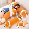 Long Corgi Plush Toys Throw Pillow Cushion Soft Stuffed Animal Doll For Xmas Birthday Gift