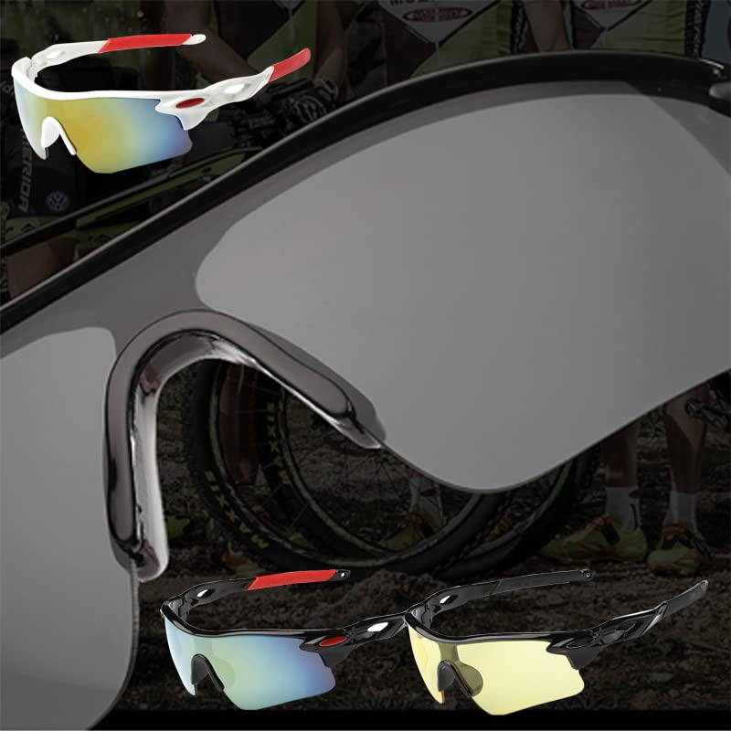 Jinmoioy Sports Sunglasses Men Polarized UV Ultraviolet Cut Unisex Ultra Lightweight Golf Running Fishing Cycling Baseball One Size Fits All