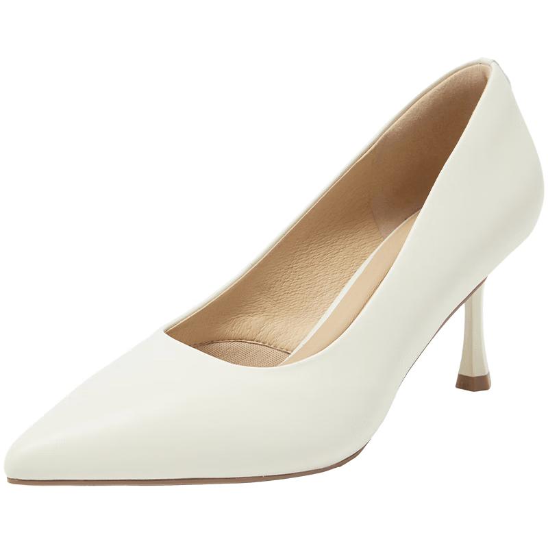 COMELY Women s Lambskin Pointed Toe Stiletto Heels 35