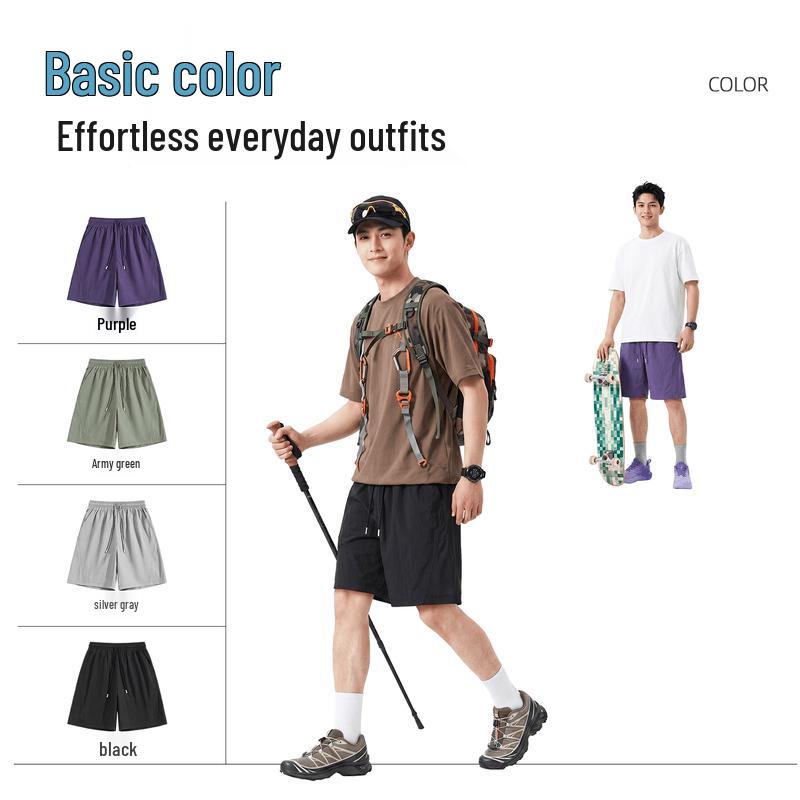 Jeanswest Men's 2026 Summer Perforated Casual Shorts
