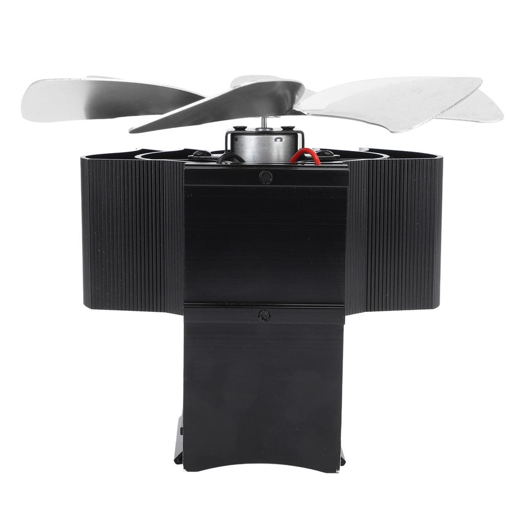Wood Stove Fan Heat Powered 6 Blades Hanging Stove Fan Silent Flue Pipe Hanging Fireplace Fan Eco