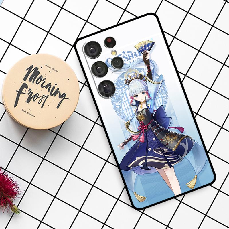 Genshin Impact Kamisato Ayaka Case For Samsung Galaxy S21 S22 S23 S24 S25 Ultra S9 S10 S25 Plus S25 FE S20 FE Phone Cover