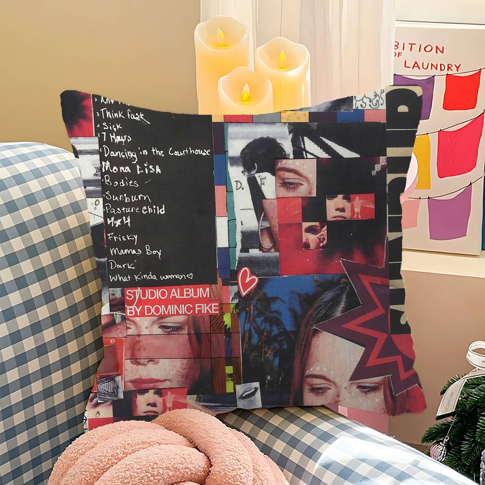 D-Dominic Singer F-Fike Cushion Cover Polyester Sofa Cushions Decorative Throw Pillows Home Decoration Pillowcover