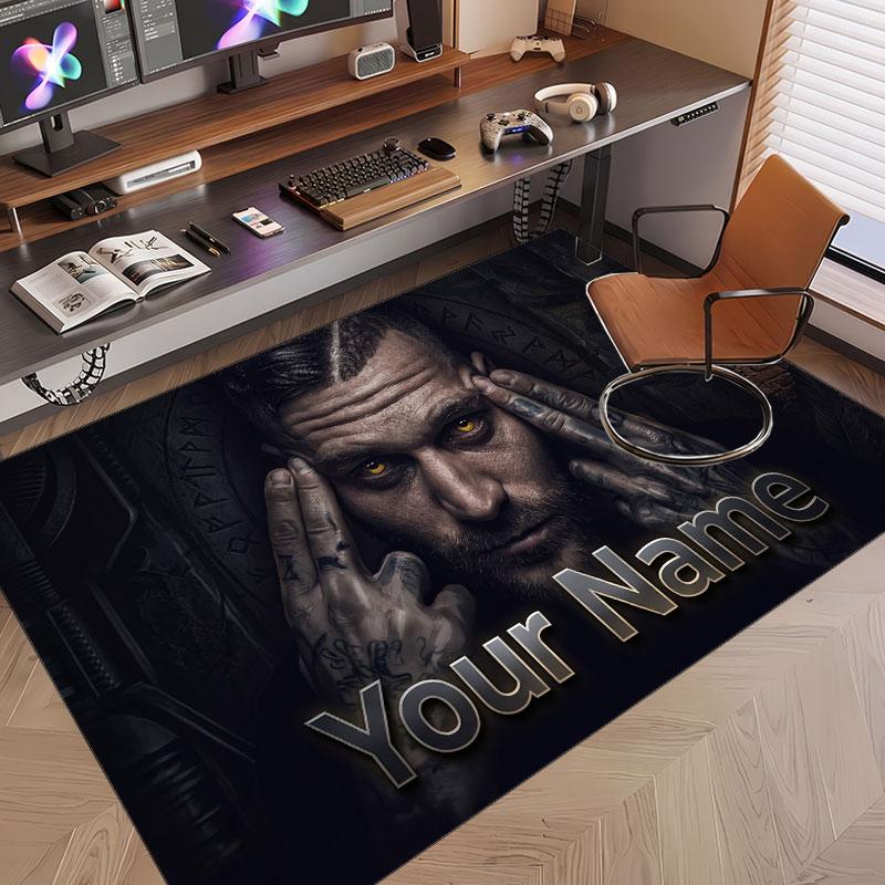Custom Name Crystal Velvet Rug,Kontra K Comfortable Anti Slip Floor Mat For Room Decoration