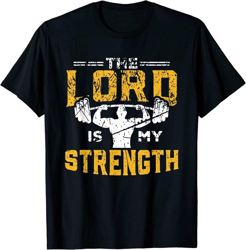 NEW LIMITED Jesus Workout The Lord Is My Strength Christian Gym T-Shirt Unisex T-Shirt