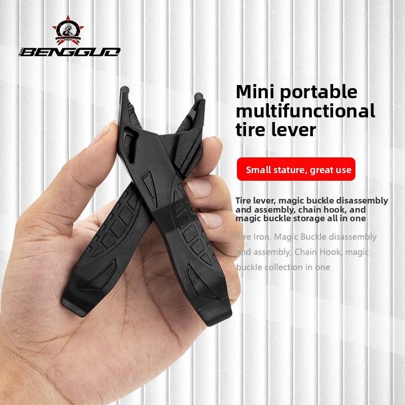 Mountain Bike Tire Lever Multifunction Repair Tool With Quickrelease Clip For Cycling Enthusiasts