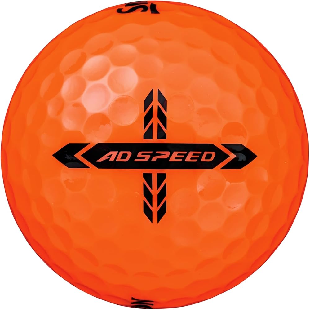 Dunlop Srixon AD Speed4 Golf Balls Passion Orange 12 Pack