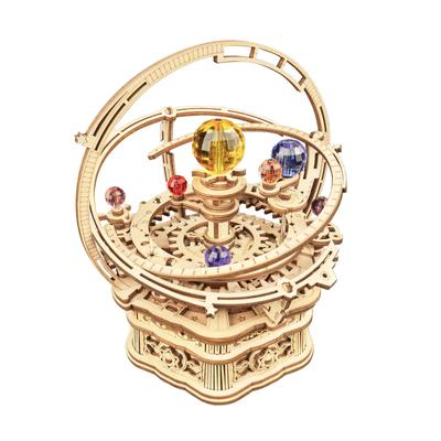 Дерев'яна 3D-головоломка Robotime 3D-головоломка DIY Музична шкатулка Модель Набір Механічна головоломка Craft Розвиваюча іграшка Хлопчики Дівчата Дорослі Дитячий садок Подарунок Новий рік