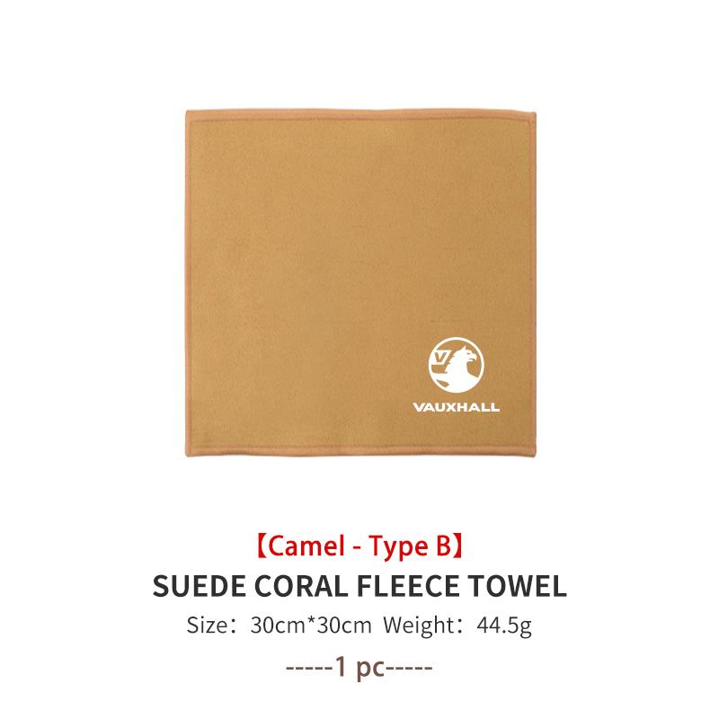 Car Cleaning Cloth Towel Deer Skin Velvet Washing Tool Accessories For Vauxhall Corsa VXR Crossland Combo Life Astra Mokka