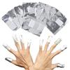 200 Piezas de Wraps de Foil para Uñas, con Algodón Libre de Pelusa para Limpiador de Manicura y Nail Art, Removedor de Esmalte sin Acetona para Remojar, Adecuado para Uso en Casa
