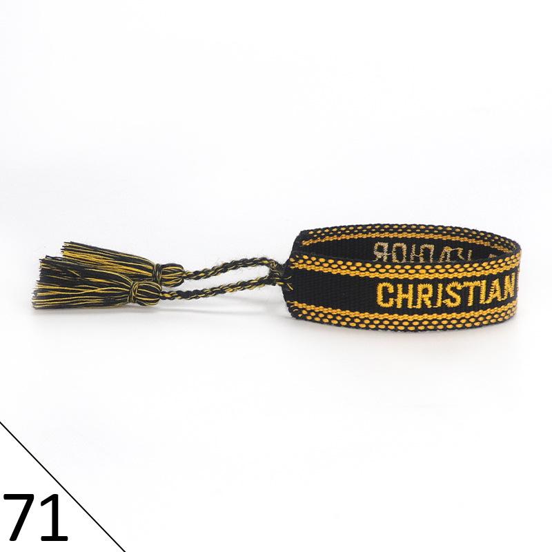 Handmade Embroidered Friendship Bracelet with Tassels for Women