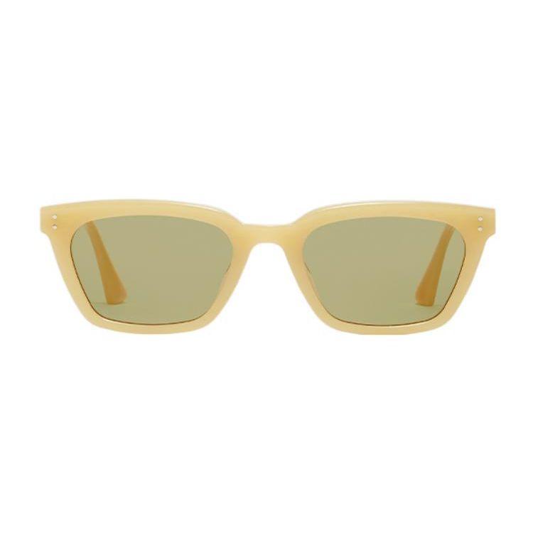 Gentle Monster Y1 Jentle Garden Rectangular Sunglasses Yellow UV Protection Men sunglasses XOXO-Y1