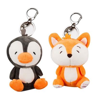 Urban Car Animal Keyring Penguin + Fox Set, 12cm, Mixed Colors, Popular Toys for Korean Children